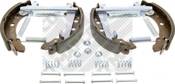 Mapco 9855/1 - Brake Shoe Set www.autospares.lv