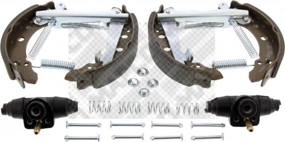 Mapco 9857 - Brake Shoe Set www.autospares.lv