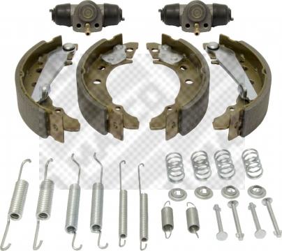 Mapco 9736 - Brake Shoe Set www.autospares.lv