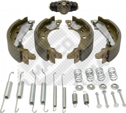 Mapco 9733 - Brake Shoe Set www.autospares.lv