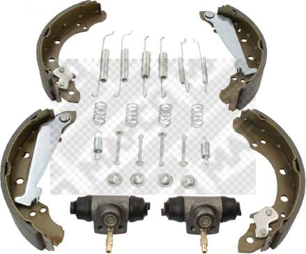 Mapco 9737 - Brake Shoe Set www.autospares.lv