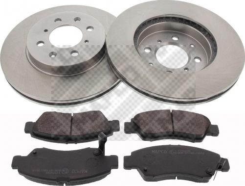 Mapco 47408 - Brake Set, disc brakes www.autospares.lv