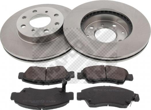 Mapco 47521 - Brake Set, disc brakes www.autospares.lv