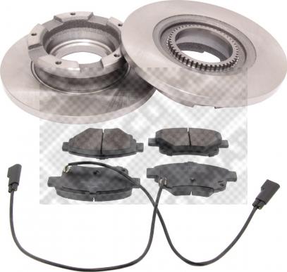 Mapco 47687 - Brake Set, disc brakes www.autospares.lv