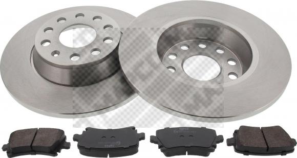 Mapco 47841 - Brake Set, disc brakes www.autospares.lv