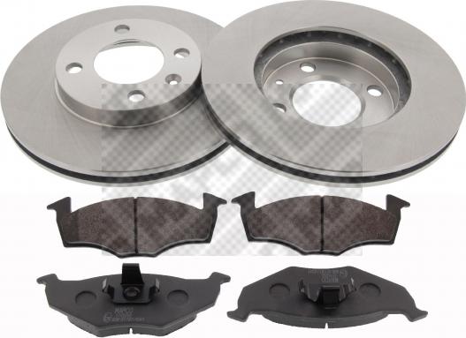 Mapco 47850 - Brake Set, disc brakes www.autospares.lv