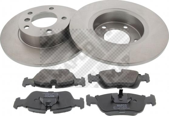 Mapco 47880 - Brake Set, disc brakes www.autospares.lv