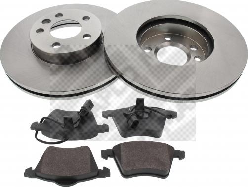 Mapco 47879 - Brake Set, disc brakes www.autospares.lv