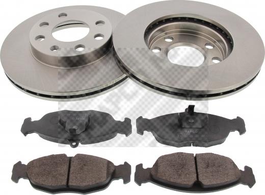 Mapco 47752 - Brake Set, disc brakes www.autospares.lv