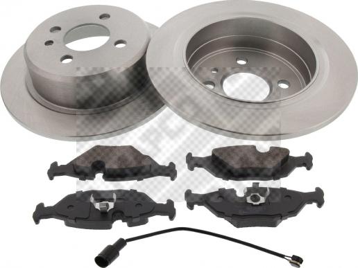 Mapco 47719 - Brake Set, disc brakes www.autospares.lv