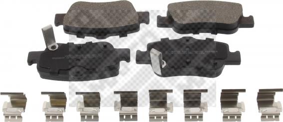 Mapco 6911 - Brake Pad Set, disc brake www.autospares.lv