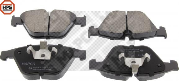 Mapco 6931HPS - Brake Pad Set, disc brake www.autospares.lv