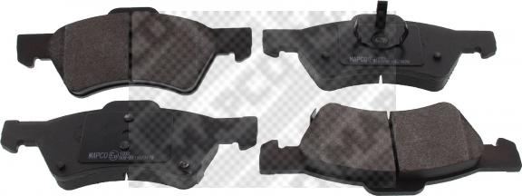 Mapco 6921 - Brake Pad Set, disc brake www.autospares.lv