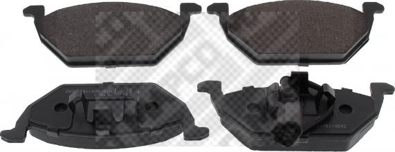 Mapco 6469/1 - Brake Pad Set, disc brake www.autospares.lv