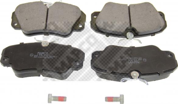 Mapco 6460 - Brake Pad Set, disc brake www.autospares.lv