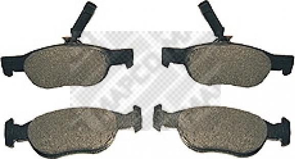 Mapco 6404 - Brake Pad Set, disc brake www.autospares.lv