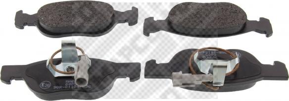 Mapco 6405 - Brake Pad Set, disc brake www.autospares.lv