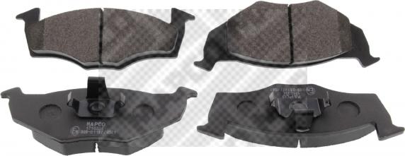 Mapco 6406 - Brake Pad Set, disc brake www.autospares.lv