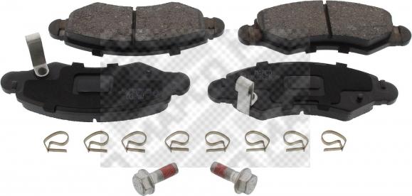 Mapco 6552 - Brake Pad Set, disc brake www.autospares.lv