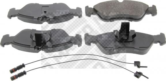 Mapco 6513 - Brake Pad Set, disc brake www.autospares.lv