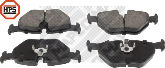 Mapco 6581HPS - Brake Pad Set, disc brake www.autospares.lv