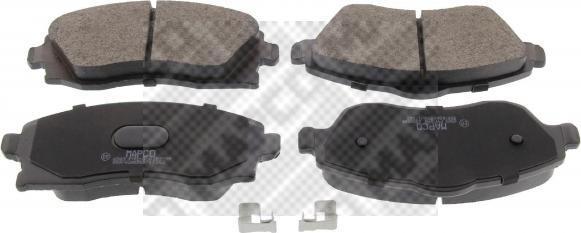 Mapco 6583 - Brake Pad Set, disc brake www.autospares.lv