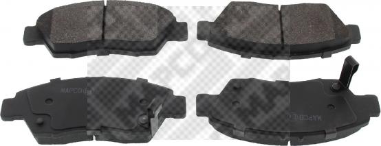 Mapco 6653 - Brake Pad Set, disc brake www.autospares.lv