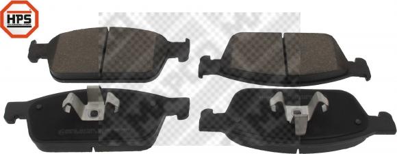 Mapco 6667HPS - Brake Pad Set, disc brake www.autospares.lv