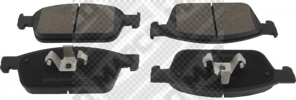 Mapco 6667 - Brake Pad Set, disc brake www.autospares.lv