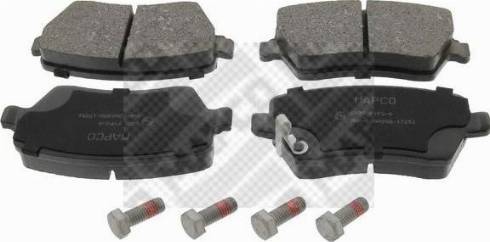 Mapco 6023 - Brake Pad Set, disc brake www.autospares.lv