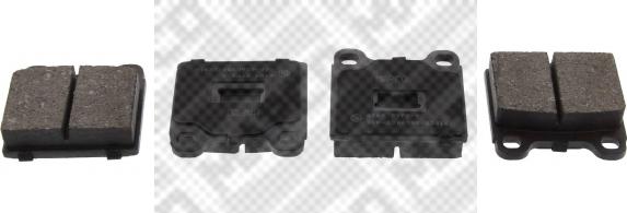 Mapco 6106 - Brake Pad Set, disc brake www.autospares.lv