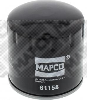 Mapco 61158 - Oil Filter www.autospares.lv