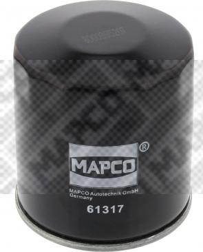 Mapco 61317 - Масляный фильтр www.autospares.lv