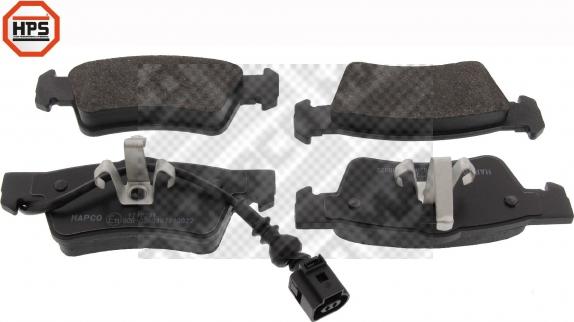 Mapco 6878HPS - Brake Pad Set, disc brake www.autospares.lv