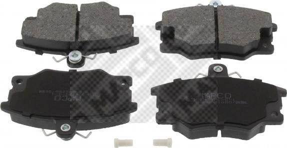 Mapco 6394 - Brake Pad Set, disc brake www.autospares.lv