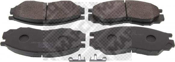 Mapco 6341 - Brake Pad Set, disc brake www.autospares.lv