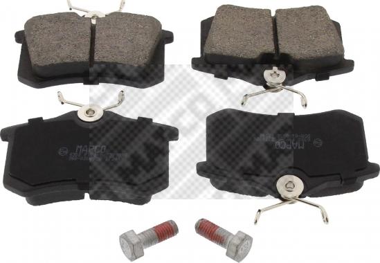 Mapco 6302 - Brake Pad Set, disc brake www.autospares.lv