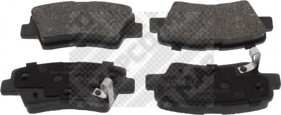 Mapco 6332 - Brake Pad Set, disc brake www.autospares.lv