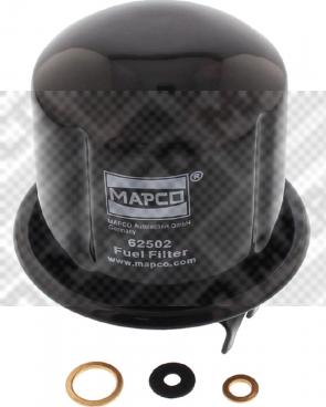 Mapco 62502 - Топливный фильтр www.autospares.lv