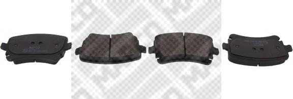 Mapco 6794 - Brake Pad Set, disc brake www.autospares.lv