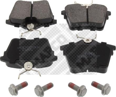 Mapco 6756 - Brake Pad Set, disc brake www.autospares.lv