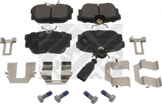 Mapco 6715 - Brake Pad Set, disc brake www.autospares.lv