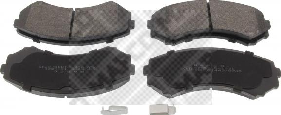 Mapco 6785 - Brake Pad Set, disc brake www.autospares.lv