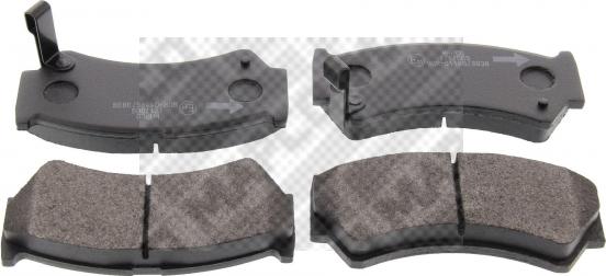 Mapco 6787 - Brake Pad Set, disc brake www.autospares.lv