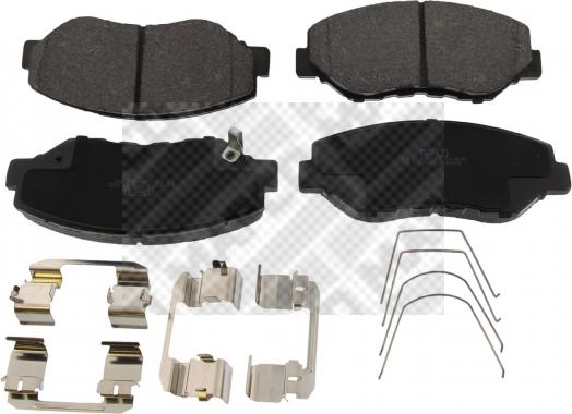 Mapco 6733 - Brake Pad Set, disc brake www.autospares.lv