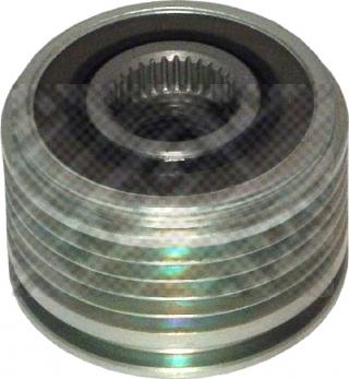 Mapco 14852 - Pulley, alternator, freewheel clutch www.autospares.lv