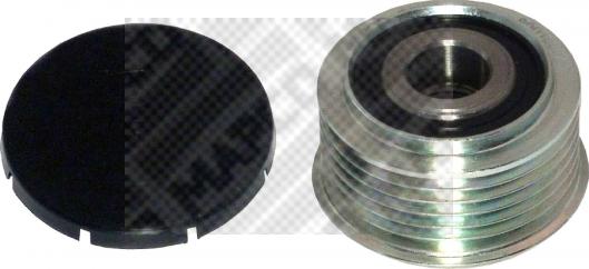 Mapco 14304 - Pulley, alternator, freewheel clutch www.autospares.lv