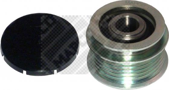 Mapco 14708 - Pulley, alternator, freewheel clutch www.autospares.lv