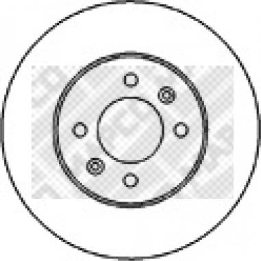 Mapco 15997 - Bremžu diski www.autospares.lv