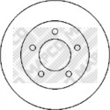 Mapco 15988 - Bremžu diski autospares.lv